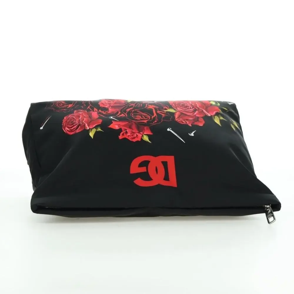 Dolce & Gabbana Nylon D&g x Jujutsu Kaisen Nobara Clutch Bag Black